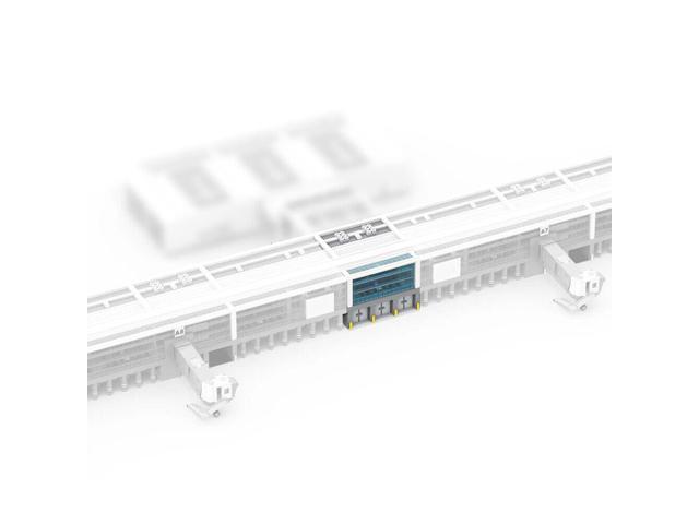 ZITIANYOUBUILD 19-in-1 Modular Airport Gate & Terminal BUNDLE with Full Interior 12300 Parts