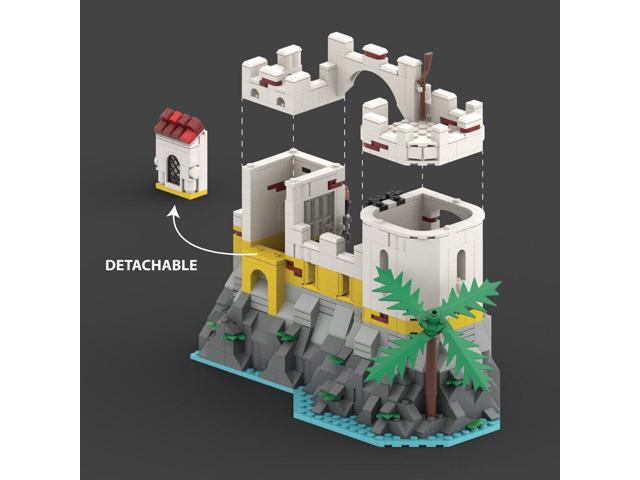 ZITIANYOUBUILD MOC-155822 6259 Remake: Small Jail Cell and Tower for Pirates Theme 726 Parts