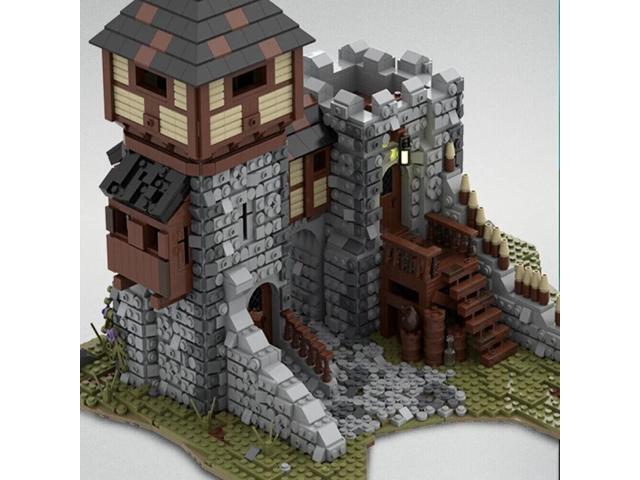 ZITIANYOUBUILD MOC-76512 Medieval Fortress Medieval Castle's Keep Outpost Model 7126 Parts