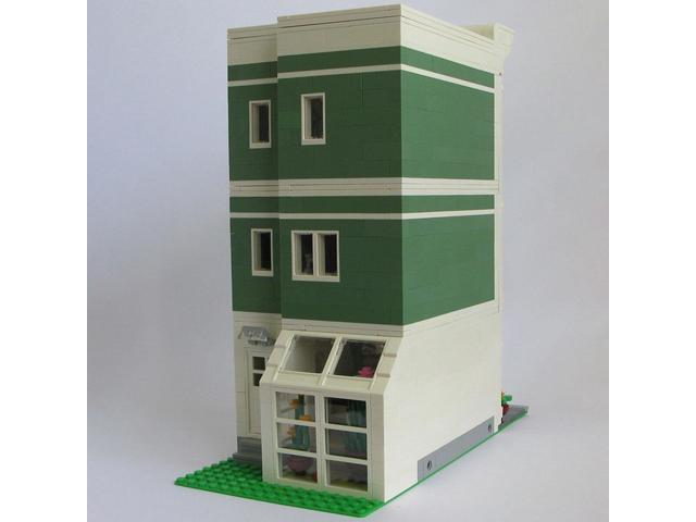 ZITIANYOUBUILD C4226 Modular Florist and Apartment Model with Interior 1565 Parts Gift