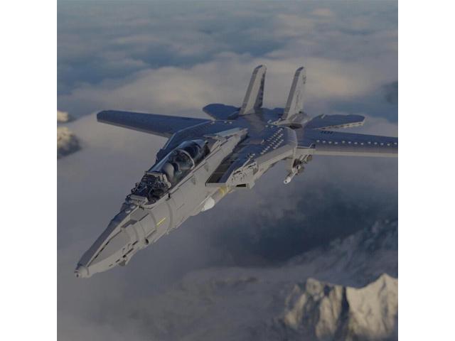 ZITIANYOUBUILD MOC-121573 All-weather-capable Variable-sweep Wing Fighter Aircraft 2239 Parts