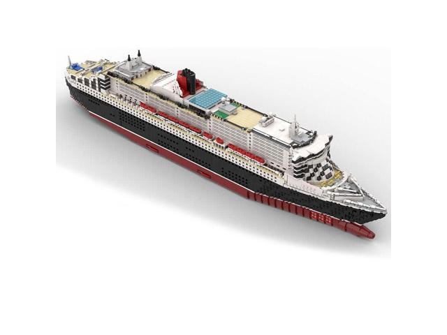 ZITIANYOUBUILD MOC-110500 Typical Cruise Ship Ocean Liner Model 1:375 Scale 5770 Parts