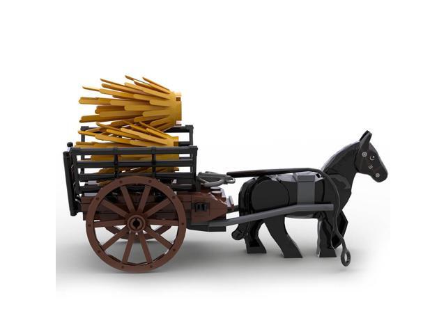 ZITIANYOUBUILD Custom MOC-87186 Medieval Farmer Wagon 43 Parts Kids Gift for Christmas