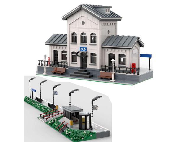 ZITIANYOUBUILD MOC-78047 Vught Train Station Platform Model Building Toys Set 1206 Parts