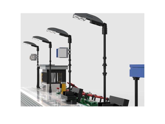 ZITIANYOUBUILD MOC-78047 Vught Train Station Platform Model Building Toys Set 1206 Parts
