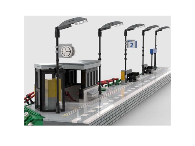 ZITIANYOUBUILD MOC-78047 Vught Train Station Platform Model Building Toys Set 1206 Parts