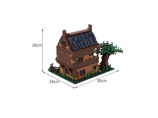 ZITIANYOUBUILD C7468 Modular Building: Medieval Store Model with Interior 1373 Parts