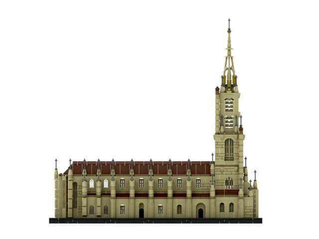 ZITIANYOUBUILD MOC-120952 13' High Berner Münster / Bernese Minster Church Tower 2044 Parts