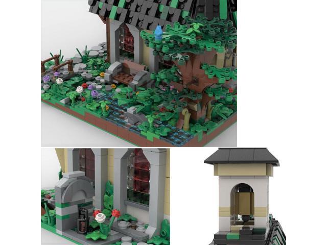 ZITIANYOUBUILD MOC-152991 Small Chapel Model with Interior, Stream, Tree and Plants 2066 Parts