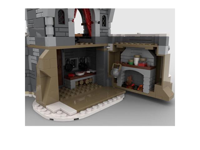 ZITIANYOUBUILD MOC-139872 Small Castle Northern Tower: Dragon's Nest with Interior 971 Parts