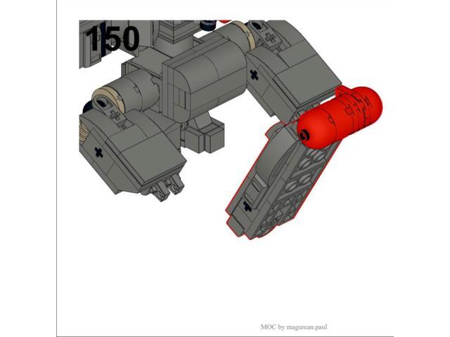 ZITIANYOUBUILD Custom MOC-142700 Terr-Golia Future Star Mecha 467 Parts Gift for Christmas