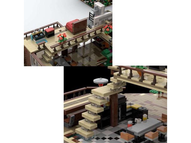 ZITIANYOUBUILD MOC-148696 A Luxury Modern Loghouse Cabin with Interior Modular 5047 Parts