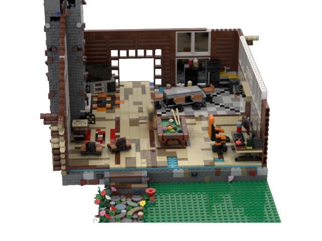 ZITIANYOUBUILD MOC-148696 A Luxury Modern Loghouse Cabin with Interior Modular 5047 Parts