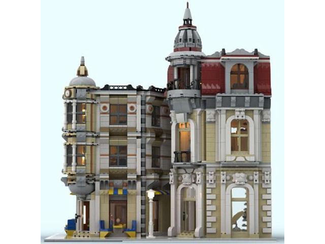 ZITIANYOUBUILD MOC-158545 2-in-1 Modular Corner Buildings Architecture with Interior 3971 Parts