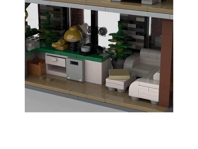 ZITIANYOUBUILD MOC-158007 Winter Village: Ski Lodge with Interior for Christmas 2032 Parts