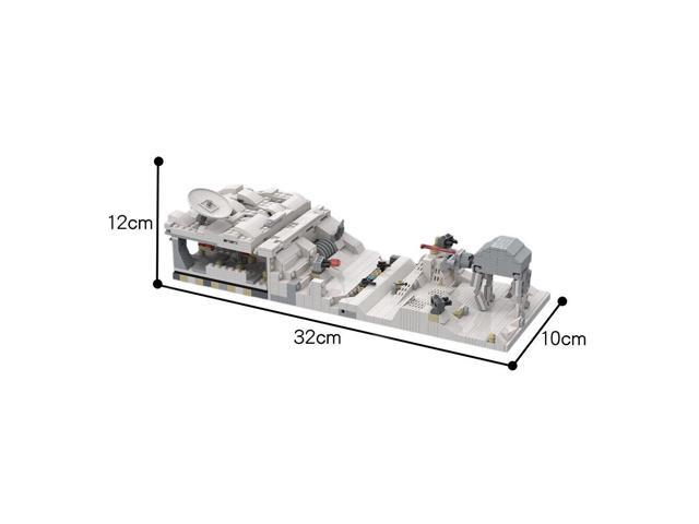 ZITIANYOUBUILD C5657 Micro Iconic Battle Scene with Trenches & Shield Generator 620 Parts