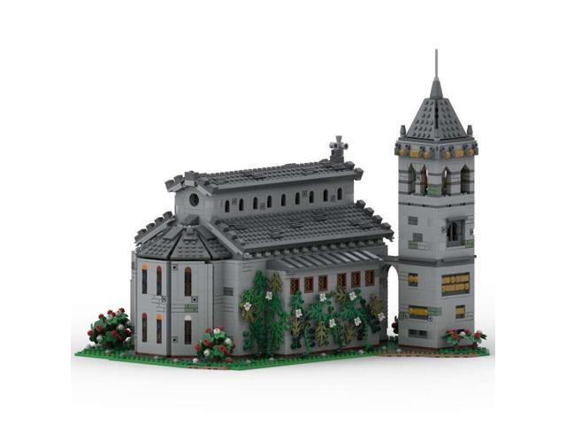 ZITIANYOUBUILD MOC-148070 Medieval Cathedral Model with Tower Clock Modular Building 2832 Parts
