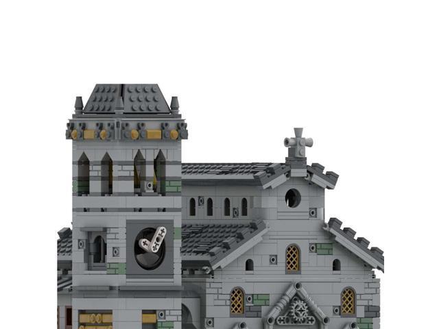 ZITIANYOUBUILD MOC-148070 Medieval Cathedral Model with Tower Clock Modular Building 2832 Parts