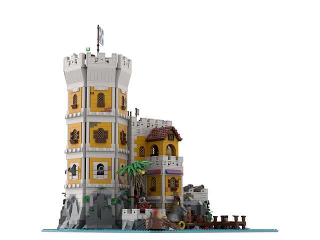 ZITIANYOUBUILD MOC-156302 Modular Fortress with Interior Minifig Scale for Pirates 4516 Parts