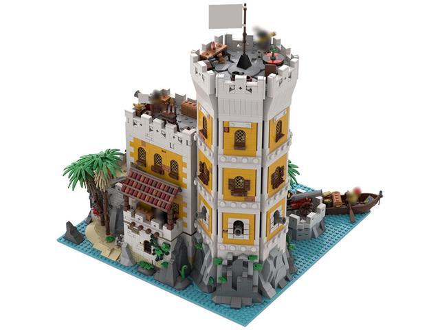 ZITIANYOUBUILD MOC-156302 Modular Fortress with Interior Minifig Scale for Pirates 4516 Parts