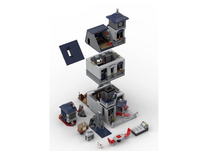 ZITIANYOUBUILD C4472 Secret Hideout Modular Building with Kitchen Area, Bed &TV 1028 Parts