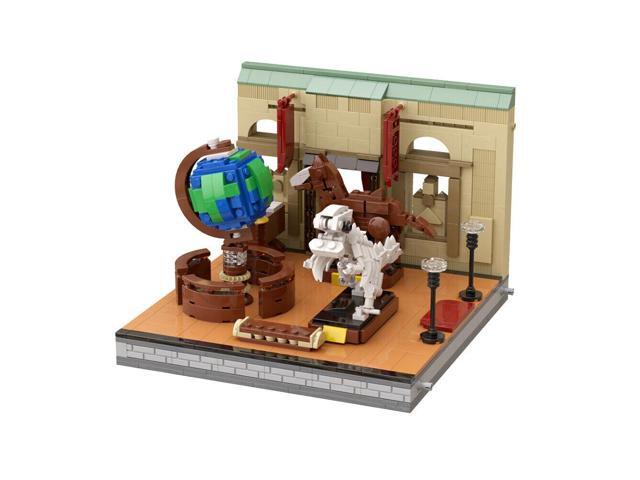 ZITIANYOUBUILD C9058 Museum with Dinosaur Fossil and Globe Building Toys Set 2593 Parts