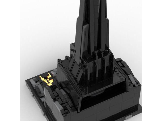 ZITIANYOUBUILD MOC-149491 Obsidian Tower / Personal Abode / Fortress / Castle 1430 Parts