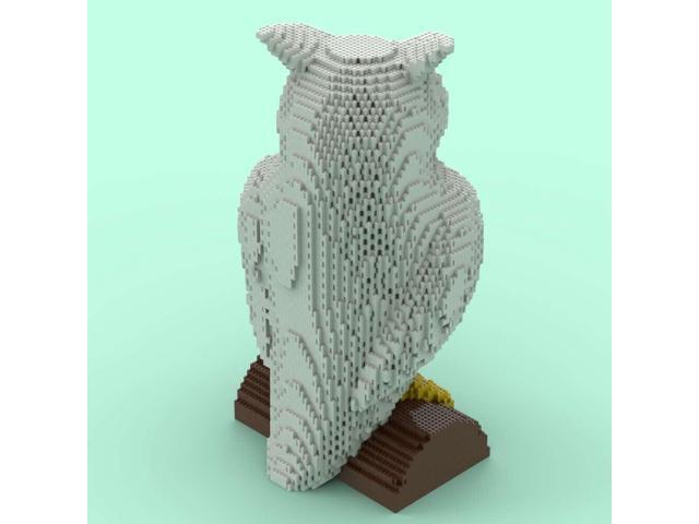ZITIANYOUBUILD MOC-142459 A Large Owl Sculpture Model for Collection 5600 Parts
