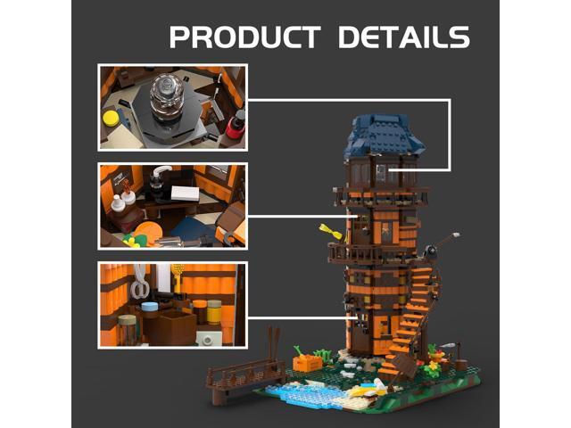ZITIANYOUBUILD C7047 Modular Lighthouse Model with New Furnishing, New Roof 1630 Parts