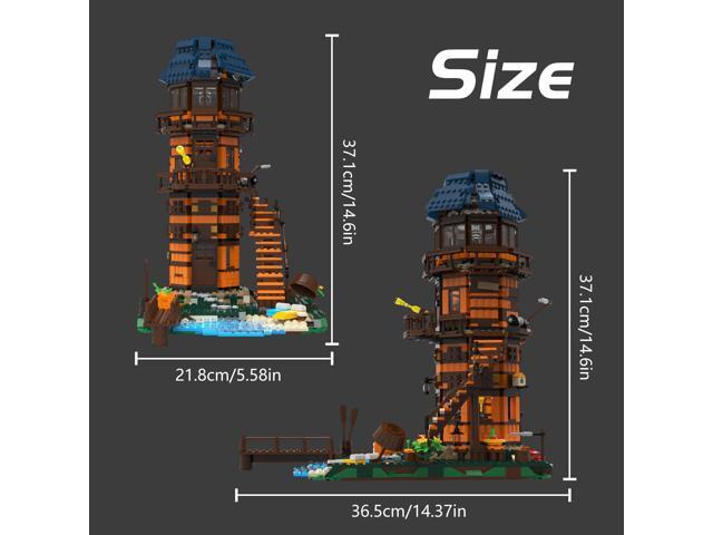 ZITIANYOUBUILD C7047 Modular Lighthouse Model with New Furnishing, New Roof 1630 Parts