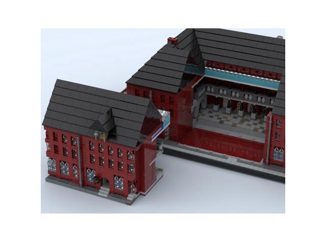 ZITIANYOUBUILD MOC-87184 Stralsund Town Hall Gothic architecture Famous Landmark 7491 Parts