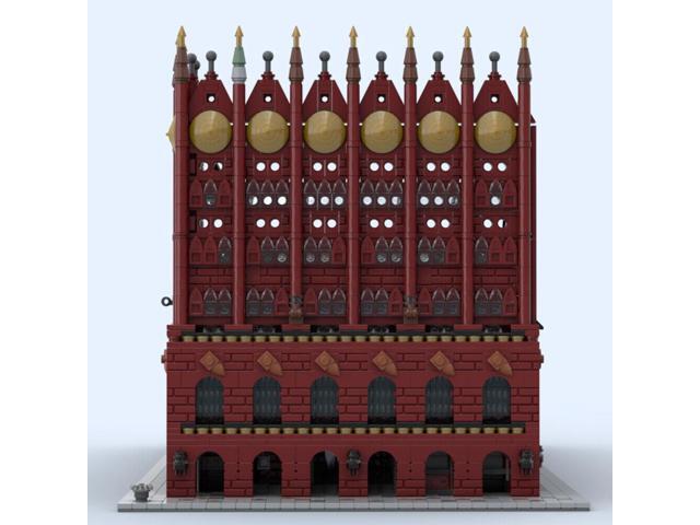 ZITIANYOUBUILD MOC-87184 Stralsund Town Hall Gothic architecture Famous Landmark 7491 Parts