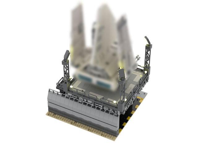 ZITIANYOUBUILD MOC-154306 Base Landport Model for Set 75094 Building Kit 963 Parts