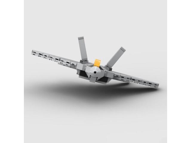ZITIANYOUBUILD MOC-165900 F-22 Raptor All-weather Stealth Fighter Aircraft with Display Stand