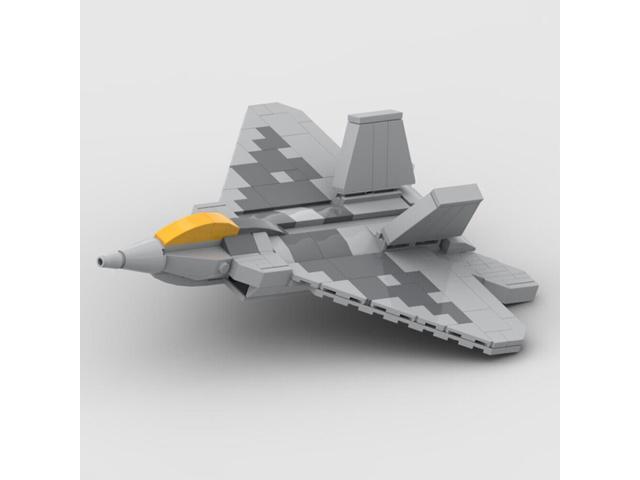 ZITIANYOUBUILD MOC-165900 F-22 Raptor All-weather Stealth Fighter Aircraft with Display Stand