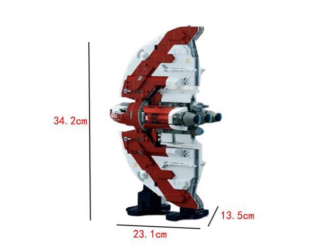 ZITIANYOUBUILD MOC-158878 Ambassador Ship Transport Semicircular Ship from Movie 1378 Parts