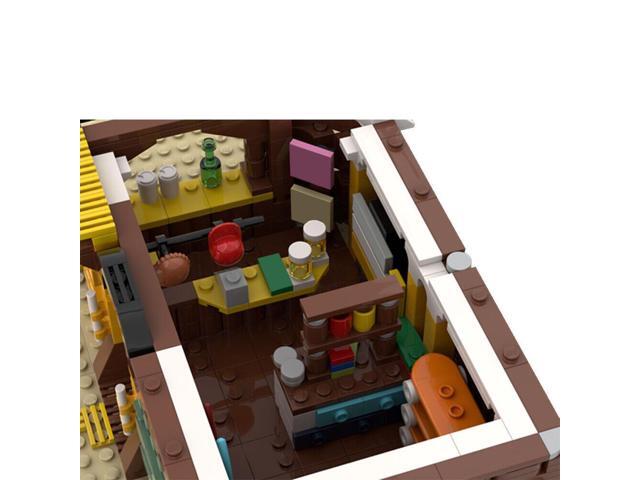 ZITIANYOUBUILD MOC-111058 Beach Bar and Surf Shop with Barrel Tables and a Palm Tree 932 Parts