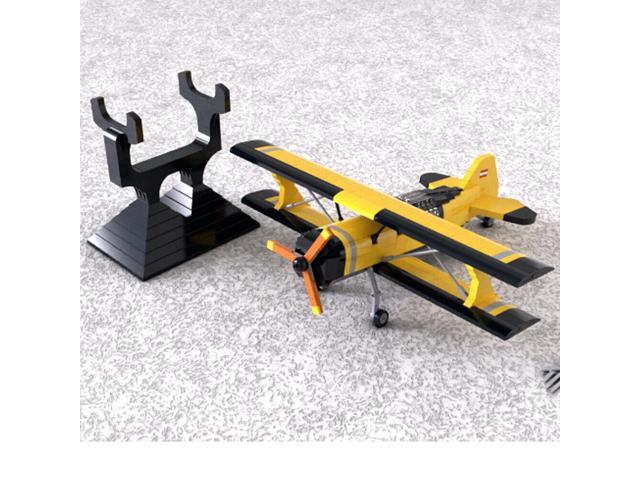 ZITIANYOUBUILD MOC-137128 Beautiful High Performance Aerobatic Biplane with Stand 1460 Parts