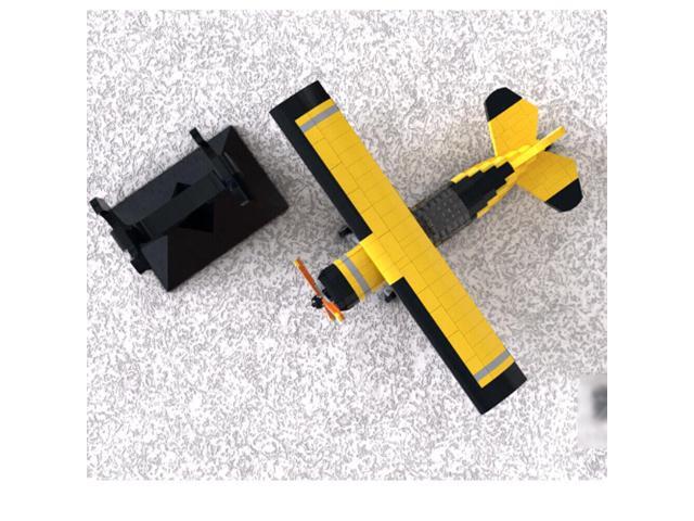 ZITIANYOUBUILD MOC-137128 Beautiful High Performance Aerobatic Biplane with Stand 1460 Parts