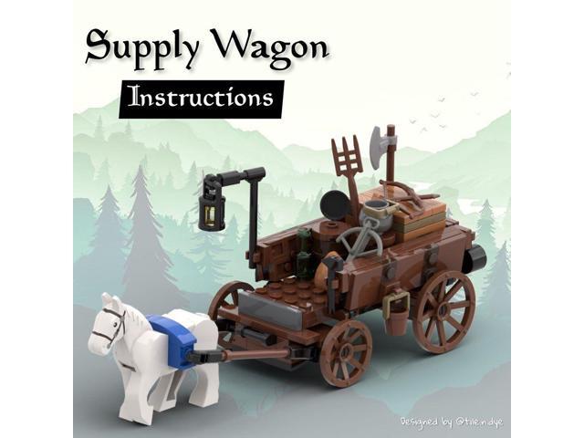 ZITIANYOUBUILD Custom MOC-108791 Medieval Carriage Model 130 Parts Kids Gift for Christmas