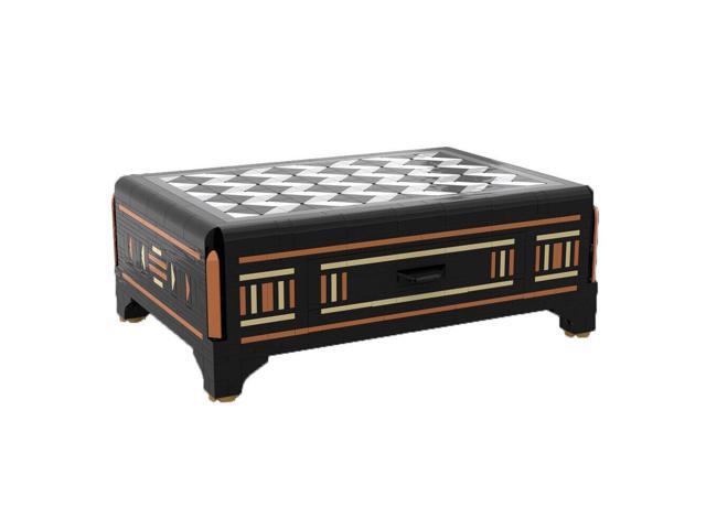 ZITIANYOUBUILD MOC-77596 Box with Drawer and Inlaid Marquetry-Style Detailing 1068 Parts