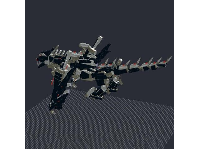 ZITIANYOUBUILD MOC-118017 Dragon Shadow Mech Model Building Toys Set for Collection 1971 Parts