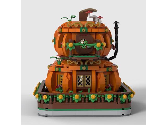 ZITIANYOUBUILD MOC-81916 Modular Two-Story Pumpkin House Model for Halloween 2280 Parts