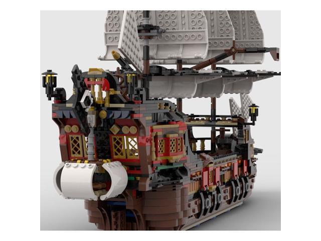 ZITIANYOUBUILD MOC-134441 Ship with Crane and Cage, Large Cabin and 4 Large Sails 2405 Parts