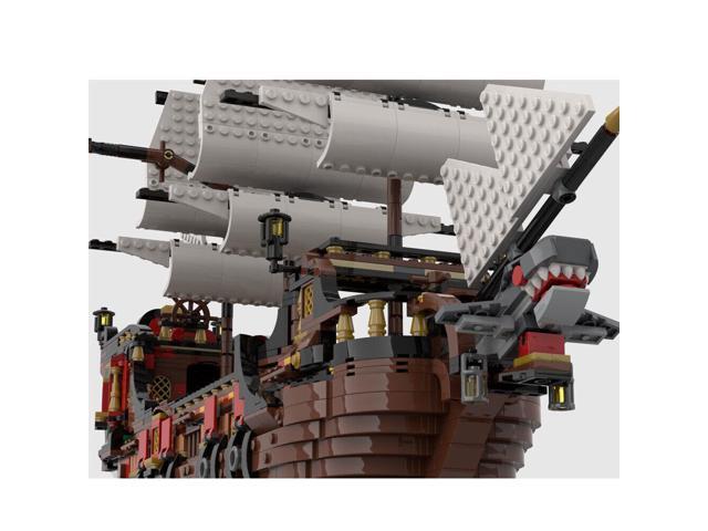ZITIANYOUBUILD MOC-134441 Ship with Crane and Cage, Large Cabin and 4 Large Sails 2405 Parts