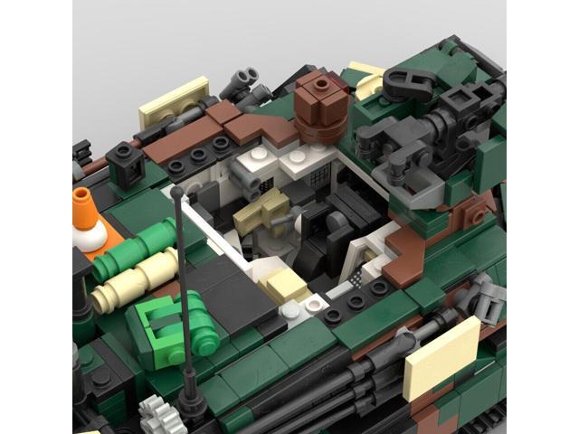 ZITIANYOUBUILD moc-134913 Modern Tank with Fully Detailed Interior 1678 Parts 1:32 Scale