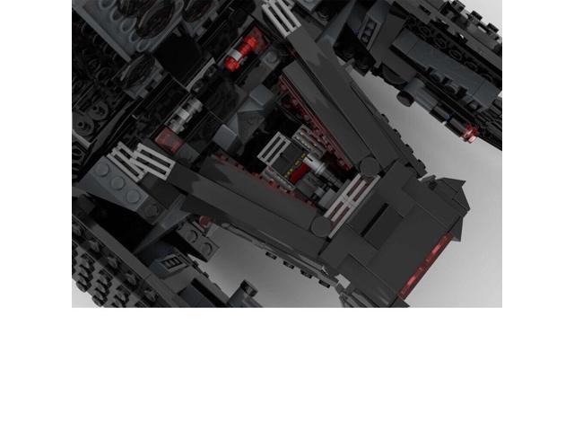 ZITIANYOUBUILD MOC-34444 Spacecraft Transport Ship with Display Stand and Interior 740 Parts