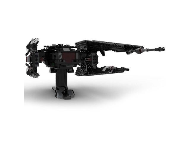 ZITIANYOUBUILD MOC-34444 Spacecraft Transport Ship with Display Stand and Interior 740 Parts
