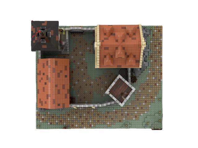 ZITIANYOUBUILD MOC-79165 Medieval Castle 2# Version with Interior Modular Building 4747 Parts