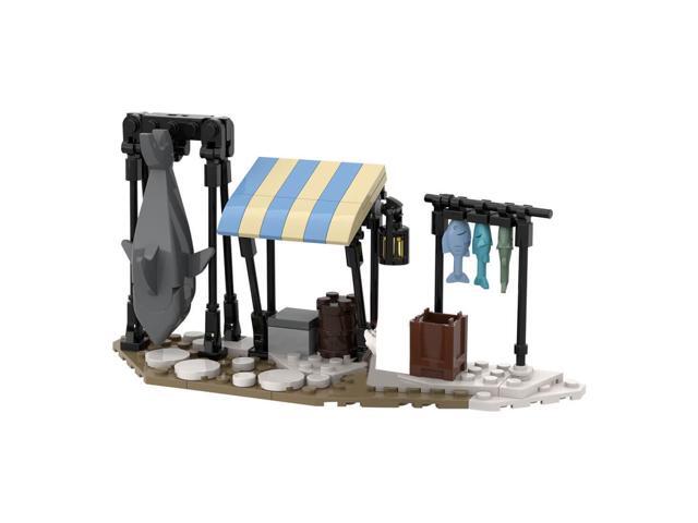 ZITIANYOUBUILD Custom MOC-96254 Medieval Fish Seller 107 Parts Kids Gift for Christmas